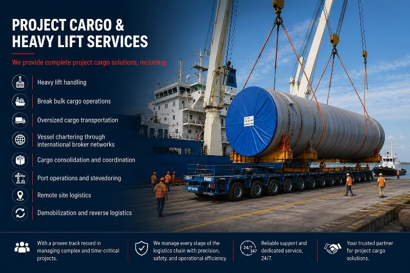 Project cargo & Heavy Lift Services